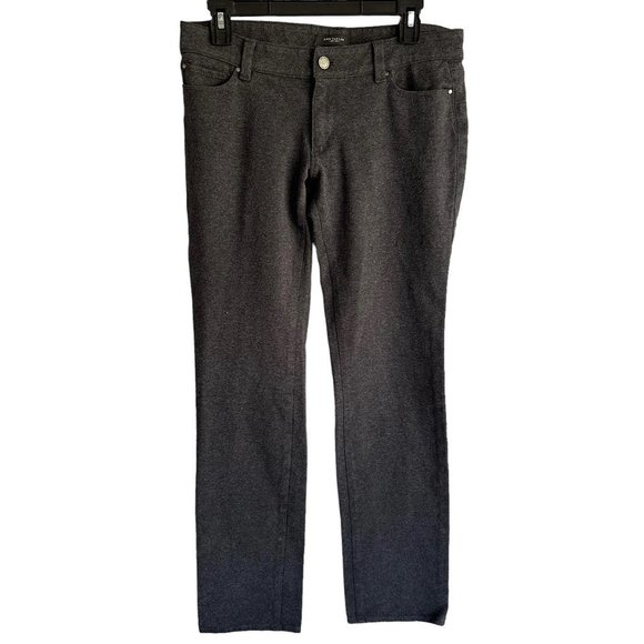 ANN TAYLOR Charcoal Gray Straight Leg‎ Ladies Career Casual Pants, 6 - Picture 1 of 4